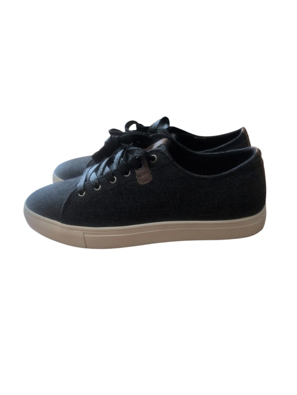 Steve Madden Black Memory Foam Lace Up Sneakers Men’s Size 8 Casual Comfort Shoe